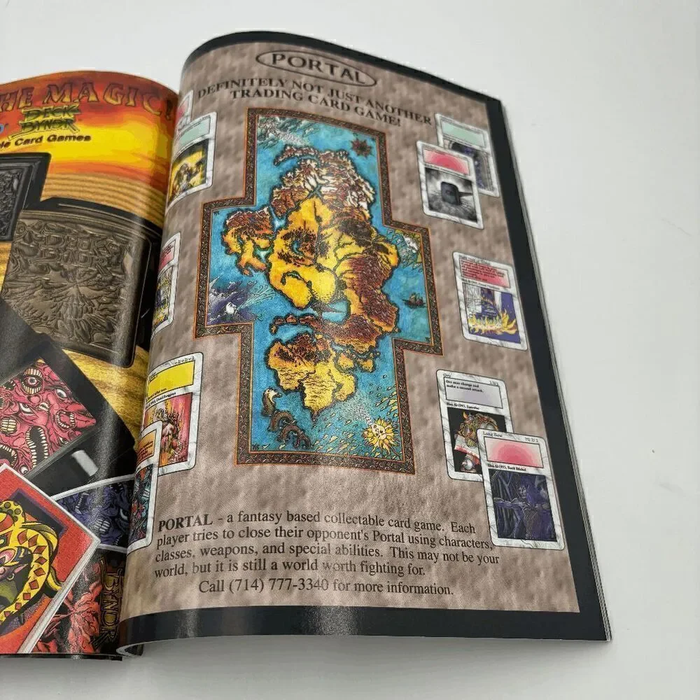 1995 THE DUELIST DECKMASTER MAGAZINE #7‎ Includes Mark Tedin Art Poster